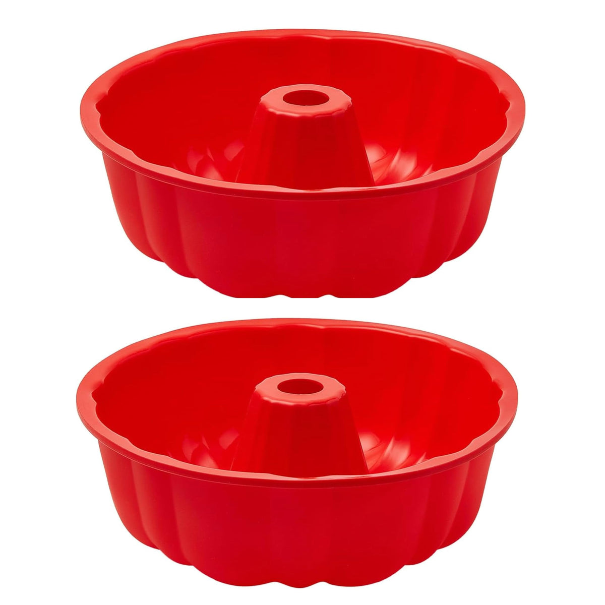 SOV silicone cake pan, silicone Cake Molds, Bakeware Non Stick 10 inch Pan for Jello,Gelatin,cake, Silicone Baking Molds for Cakes, Round Baking Pan (1 pack)