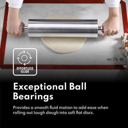 New Star Foodservice 18 Inch Aluminum Rolling Pin