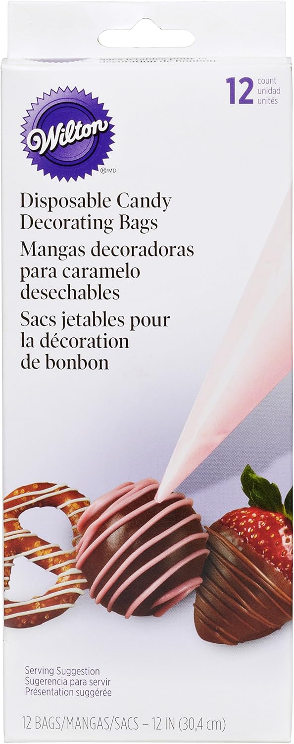 Wilton Disposable Candy Melts Piping Bags, 12-Count