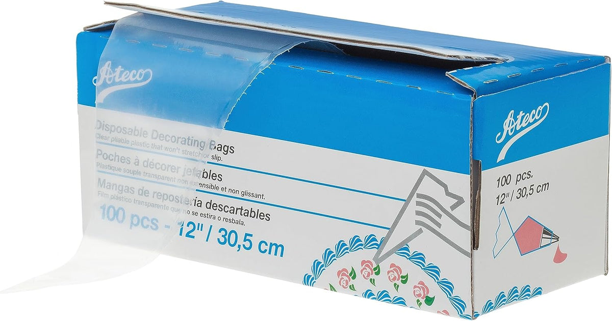 Ateco 100pcs 12inches Disposable decorating Bags