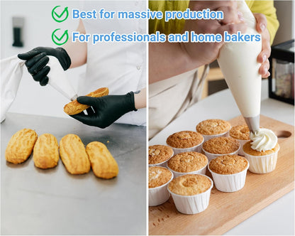 26 Inch Extra Large Piping Bags,100 Pack Disposable Pastry bag