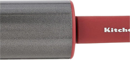 KitchenAid Gourmet Rolling Pin, 2.5 x 2.5 x 22 Inch, Red