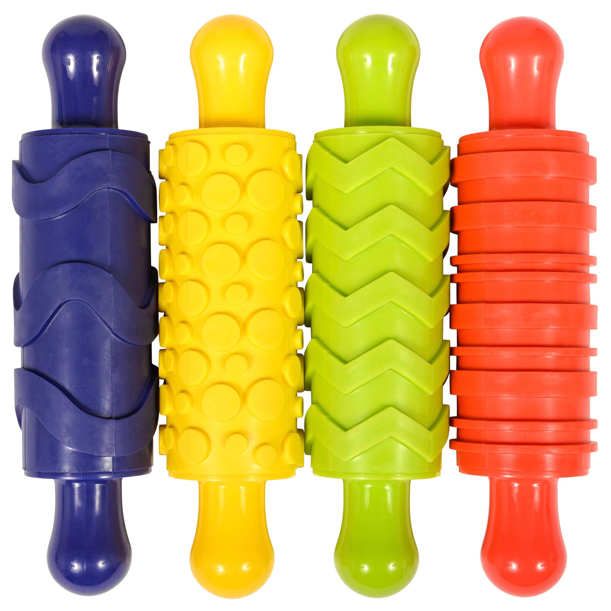 READY 2 LEARN Paint and Dough Texture Rollers, Set of 4