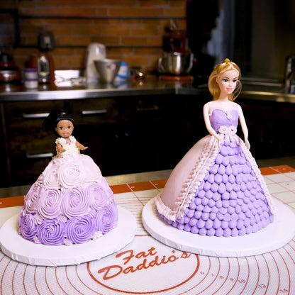 Fat Daddio's PDV-07 Dolly Varden Doll Cake Pan, 7.25 x 5.5 Inch, Silver
