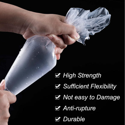 Piping Bags, Pastry Bags 100PCS 18 Inch, Disposable Icing Piping Bags