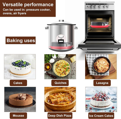 4-7-9-10 Inch Non-stick Springform Cheesecake Pan Set of 4