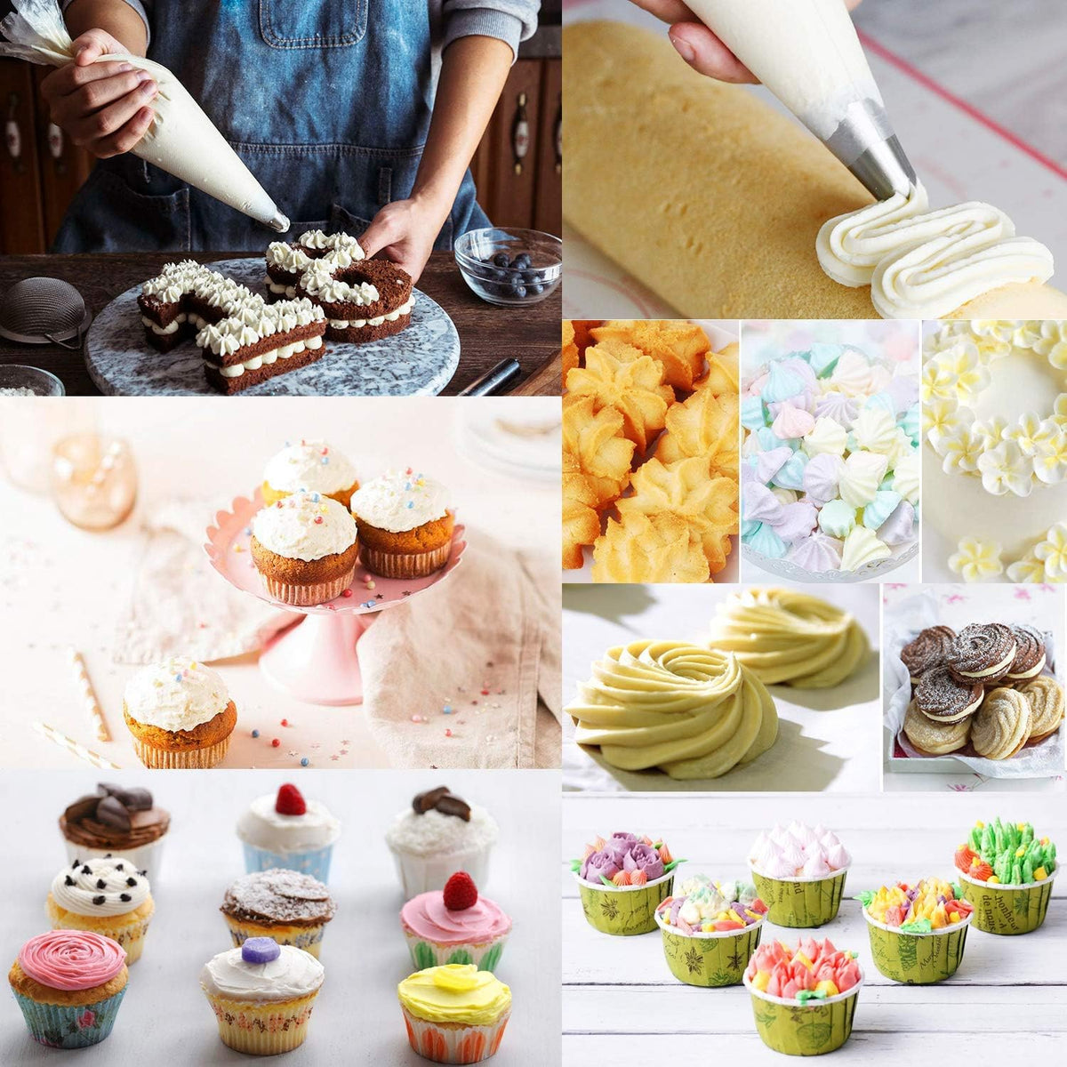 400 Pcs Piping Bags Disposable 12 In Pastry Bags Tipless Icing Piping Bag