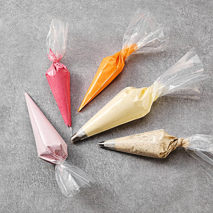 Disposable Piping Bags, 16 Inch Cake Decorating Bags, Anti-Burst Pastry Bags for Cakes and Cookies, Pack of 56